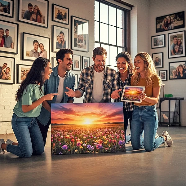 Egyedi vászonkép rendelés - ingyenes szállítással